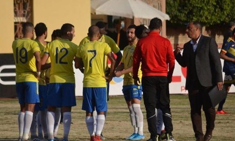 جانب من مباراة طنطا وأسوان في الدوري المصري
