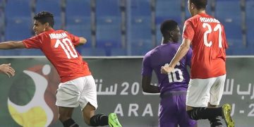 مباراة مصر والسنغال ببطولة كأس العرب للشباب