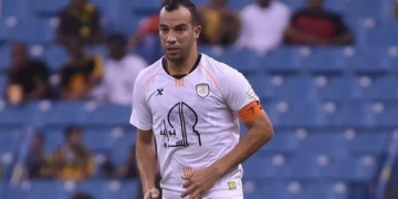 جمال بلعمري لاعب فريق الشباب السعودي