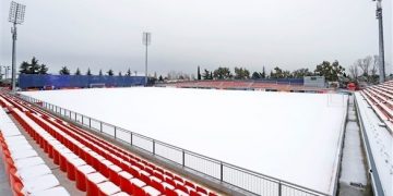 إغلاق ملعب مران أتلتيكو مدريد الإسباني بسبب الثلوج