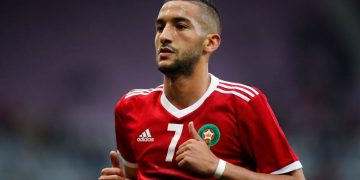 حكيم زياش، لاعب منتخب المغرب وتشيلسي الإنجليزي